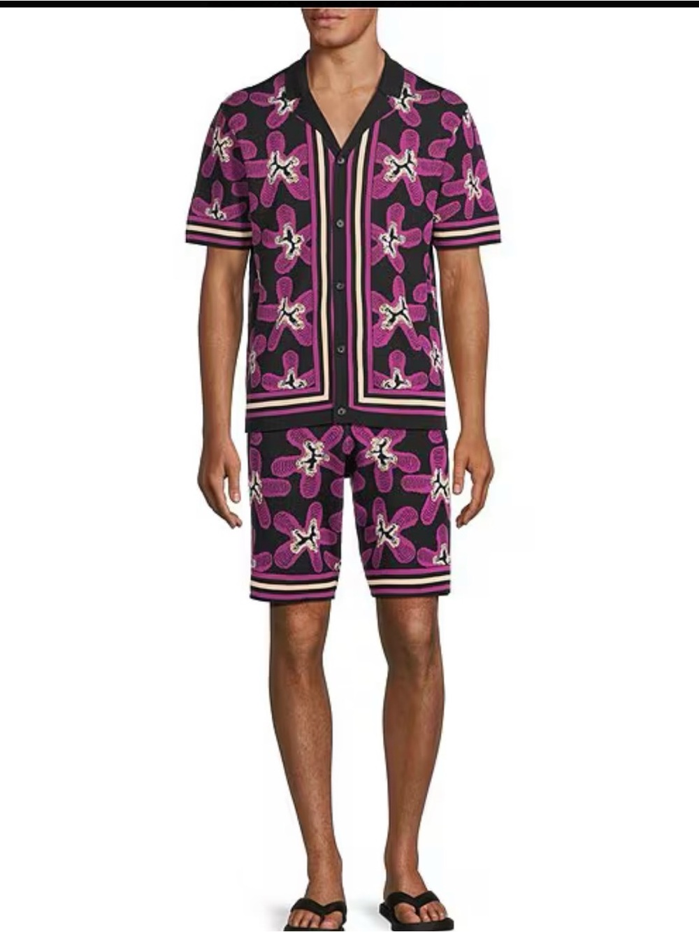 Men’s 2 piece  designer SHORT SET, New! Tags attached. Vacation Travel Luxury - Picture 5 of 6